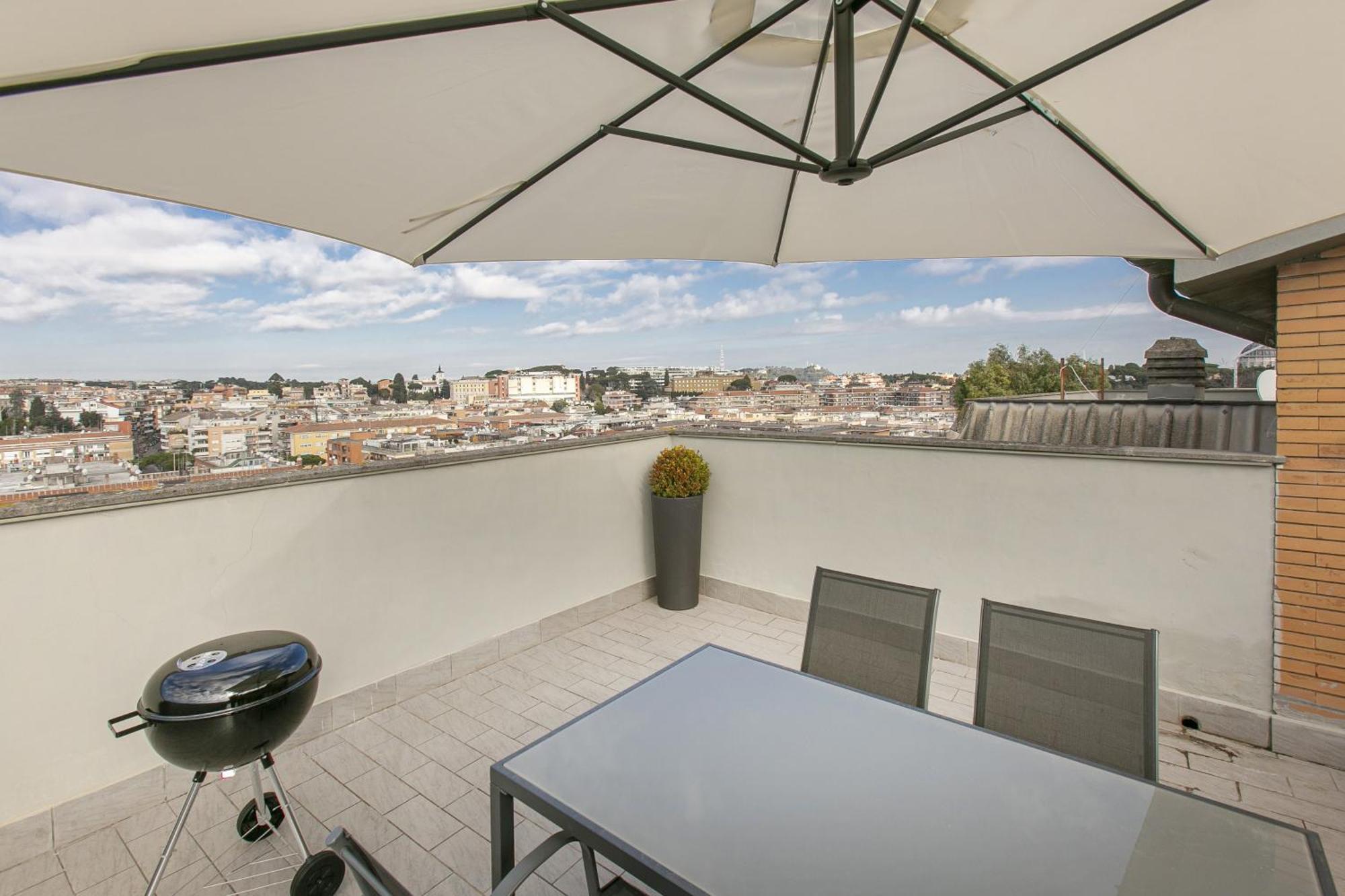 Terrazza San Pietro Vicino Metro A Apartment Rom